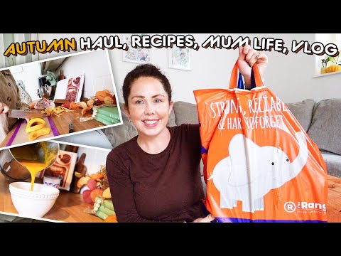 SPEND ANOTHER AUTUMN DAY WITH ME | The Range Budget Haul, Recipe Using Leftover Food, Mum Life 2023