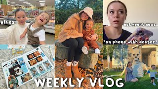 VLOG: bad news about my foot, fall trader joes haul, toddler tantrum in public lol