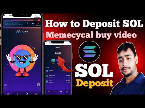 How to Deposit Solana in Memecyele Wallet | memecyele me solan kese send kare | Solana deposit