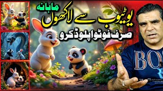 How To Make Cartoon Animation Videos | Online Earning | Viral rabbit videos