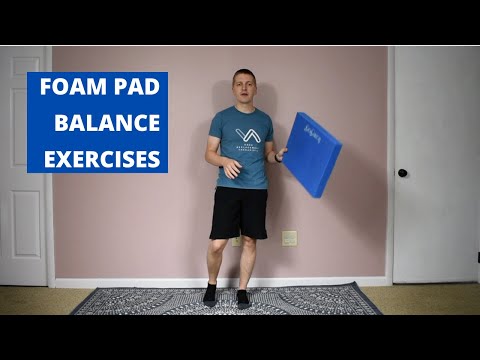 Foam Pad Balance Exercises - Knee Replacement