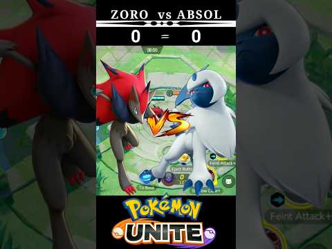 Absol vs Zoroark Ultimate Showdown 💥|| Pokemon unite