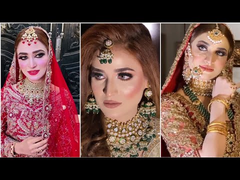 Pakistani tiktoker Maryam glamorous bridal look official videos 💕 #maryam #bridalmakeup #1kcreator