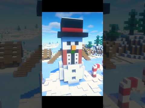 Minecraft Decor | Christmas Snowman