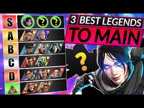 3 UPDATED BEST LEGENDS to MAIN - FREE WINS PICKS - Apex Legends Guide