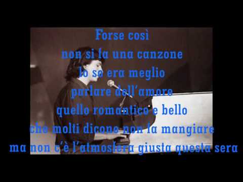 Gianni Togni - Una Mia Canzone (con testo)