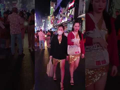 Bui Vien Walking Street, Ho chi Minh City Vietnam. #nightlife #hochiminh #Vietnam #shorts