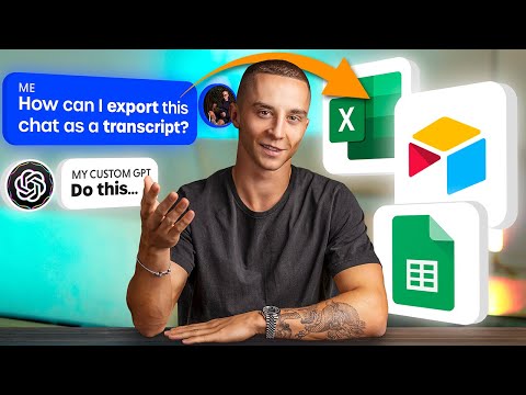 How to Export Transcripts From Custom GPTs (OpenAI GPTs Tutorial)