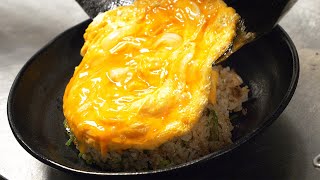 An artistic egg fried rice shop that sells in large quantities in Osaka!