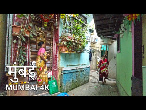 MUMBAI Walking Tour 🇮🇳 - Khar Danda - Coastal Village Life in the City - India 4K HDR