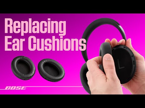 Bose Over-Ear Headphones – Replacing Ear Cushions