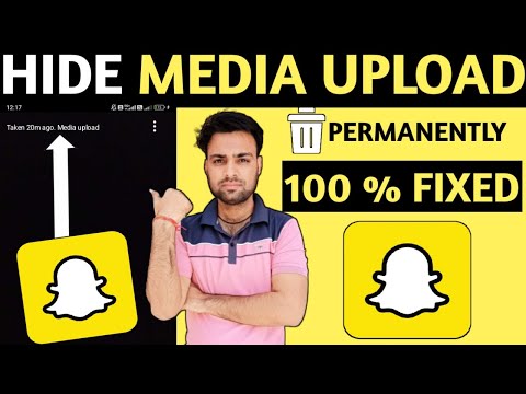 How to hide media upload from snapchat | Snapchat se media upload kaise hataye permanently 100%