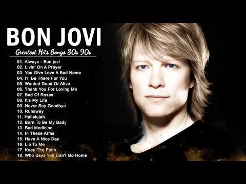 Bon Jovi Songs 🎤 Iconic Hits That Shaped Rock History | Full Album Playlist