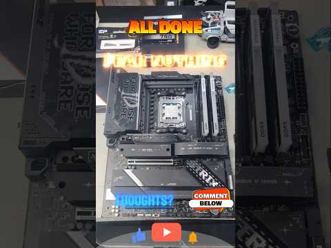 ASUS ROG STRIX X870E - E-gaming motherboard prep