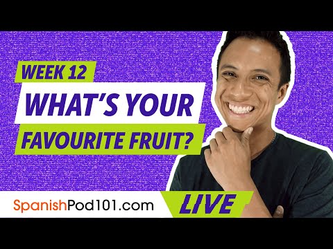 Talking about Fruits in Spanish | Learn Spanish Vocabulary (Week 12)