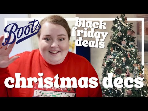 CHRISTMAS DECORATIONS + BLACK FRIDAY DEALS & PR VLOG! | 2024