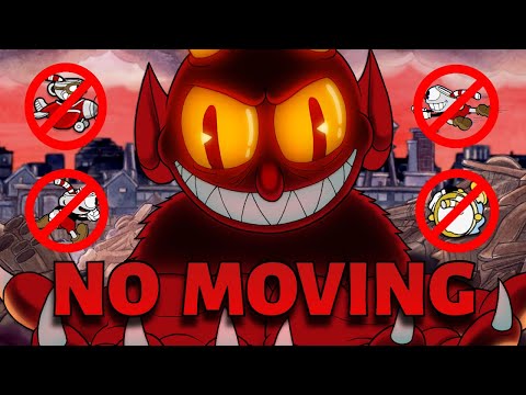 Can I beat Cuphead WITHOUT MOVING? (No Running, No Dashing, No Rolling)