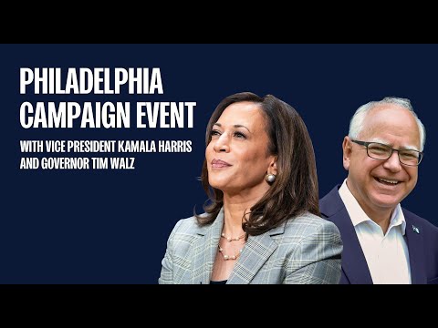 Philadelphia Rally with Vice President Kamala Harris and Governor Tim Walz | Biden