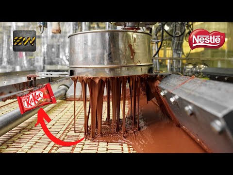 How Chocolate is Made in Factories? (Mega Factories Video)