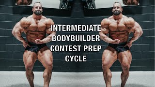 BODYBUILDER CONTEST PREP CYCLE SET UP FOR AN INTERMEDIATE BODYBUILDER