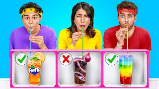 NEW 123GO! Mystery Drink Challenge 🥤Lucky Vs Unlucky! Choose The Best Box!