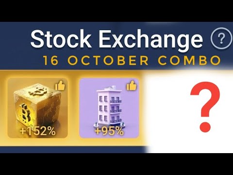 X empire 16 OCTOBER Today's combo cards #xempiredailycombo #xempireairdrop stock Exchange cards