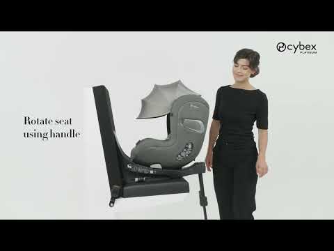 How to Rotate the Seat I Sirona T i-Size Car Seat I CYBEX