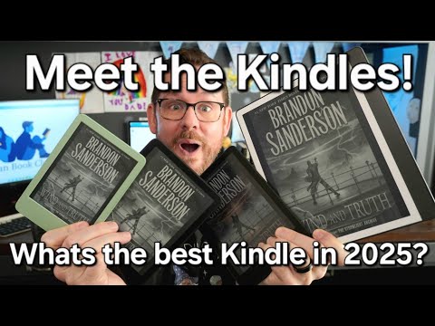 Meet The Kindles!  Comparing the 2025 Kindle Lineup. Which one is right for YOU?