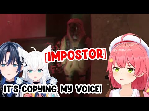 Miko, Fubuki, and Ao Find an Impostor That Can Mimic Their Voices!