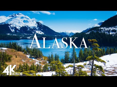 FLYING OVER ALASKA (4K UHD) - Relaxing Music Along With Beautiful Nature Videos(4K Video Ultra )