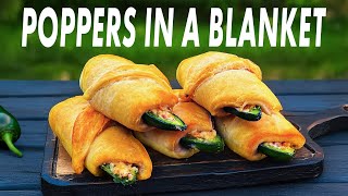 A New Years Appetizer -- Poppers In A Blanket