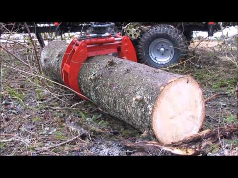 ATV hydraulic timber trailer  "FORESTER 3400"