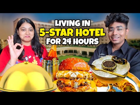 LIVING IN A 5-STAR HOTEL for 24 HOURS!!!