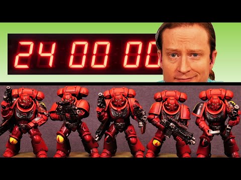 No Sleep Warhammer Army Painting Challenge Vs. Miniac and Midwinter Minis- WAY Beyond 24 Hours!