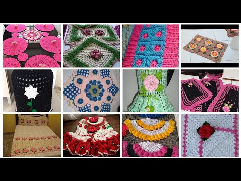 Única y hermosa Ideas de patrones de crochet hechos a mano para decoraciones del hogar