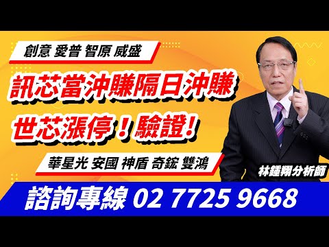 理周TV-20241106盤後-林鍾翔 飆股急先鋒／訊芯當沖賺隔日沖賺 世芯漲停！驗證!創意 愛普 智原 威盛 華星光 安國 神盾 奇鋐 雙鴻