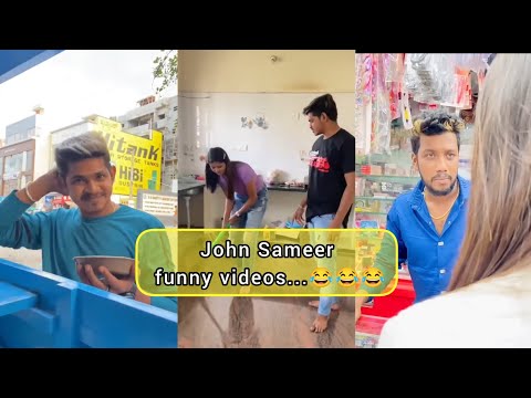 ನಗು ನಿಲಲ್ಲ...😂😂😂 || Johnsameer || Kannada comedy videos