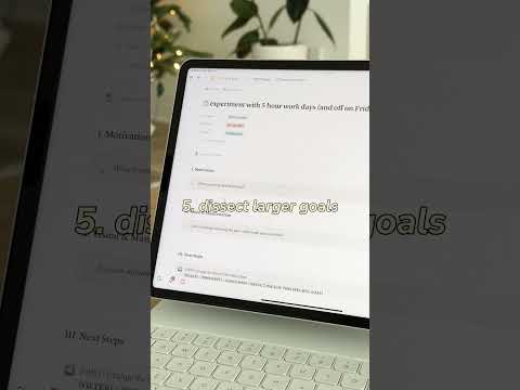 how to design your year in notion #goalsetting