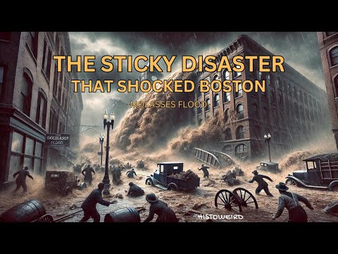 🌪️ The 1919 Molasses Tsunami: Boston's Sticky Catastrophe! 🍯#bizzarrehistory