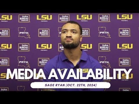 Sage Ryan Media Availability (Oct. 22, 2024)