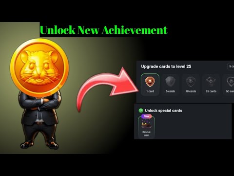 Hamster Kombat Unlock New Achievement Upgrade Card  Level 25 | Unlock new achievement hamster Kombat