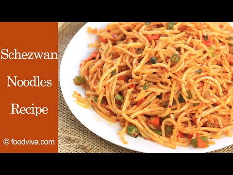 Schezwan Noodles Recipe - Spicy Chilli Garlic Noodles