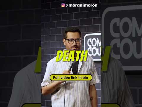 Death Joke - Click ☝🏻 to watch the full video for context #standupcomdey #mohitmorani