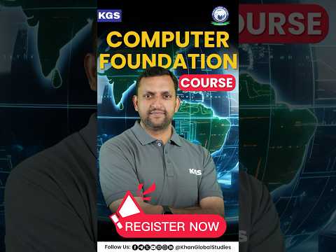 Join our Computer Foundation Batch and master the basics for exam success! 🚀 #khanglobalstudies