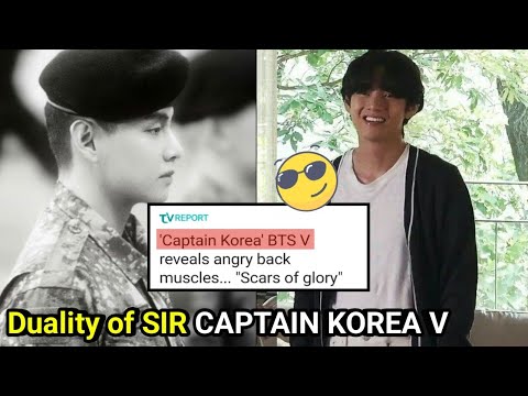 Kim Taehyung officially became 'Captain Korea' based on K-media 😎 South Korea is so proud of V