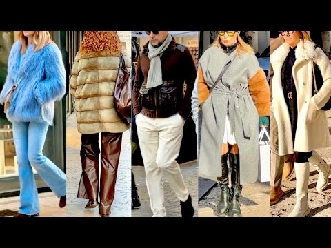 COLD NOVEMBER 2024 ❄️ITALIAN STREET STYLE 🇮🇹VERONA SHOPPING WALK WINTER FASHION #vanityfair