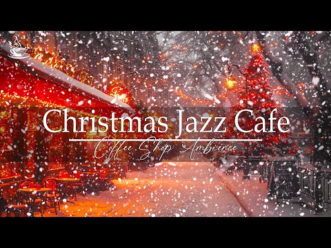 Winter Coffee Jazz ❄️ Light Jazz Music & Snowy Christmas Ambience🎄Cozy Relaxing Day