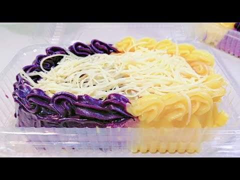 UBE YEMA CAKE PANG NEGOSYO/ STABLE UBE AND YEMA FROSTING