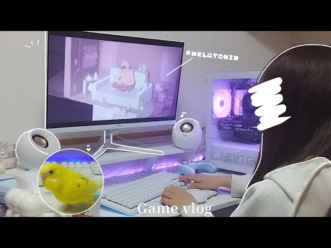 【Game vlog】モニターが届いて好きなゲームを満喫した日 / melatonin / 原神