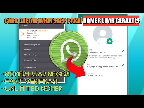 Mendaftar WA Tanpa  Kode Verifikasi Pakai Nomor HP Luar | Triks WhatsApp | PART 1